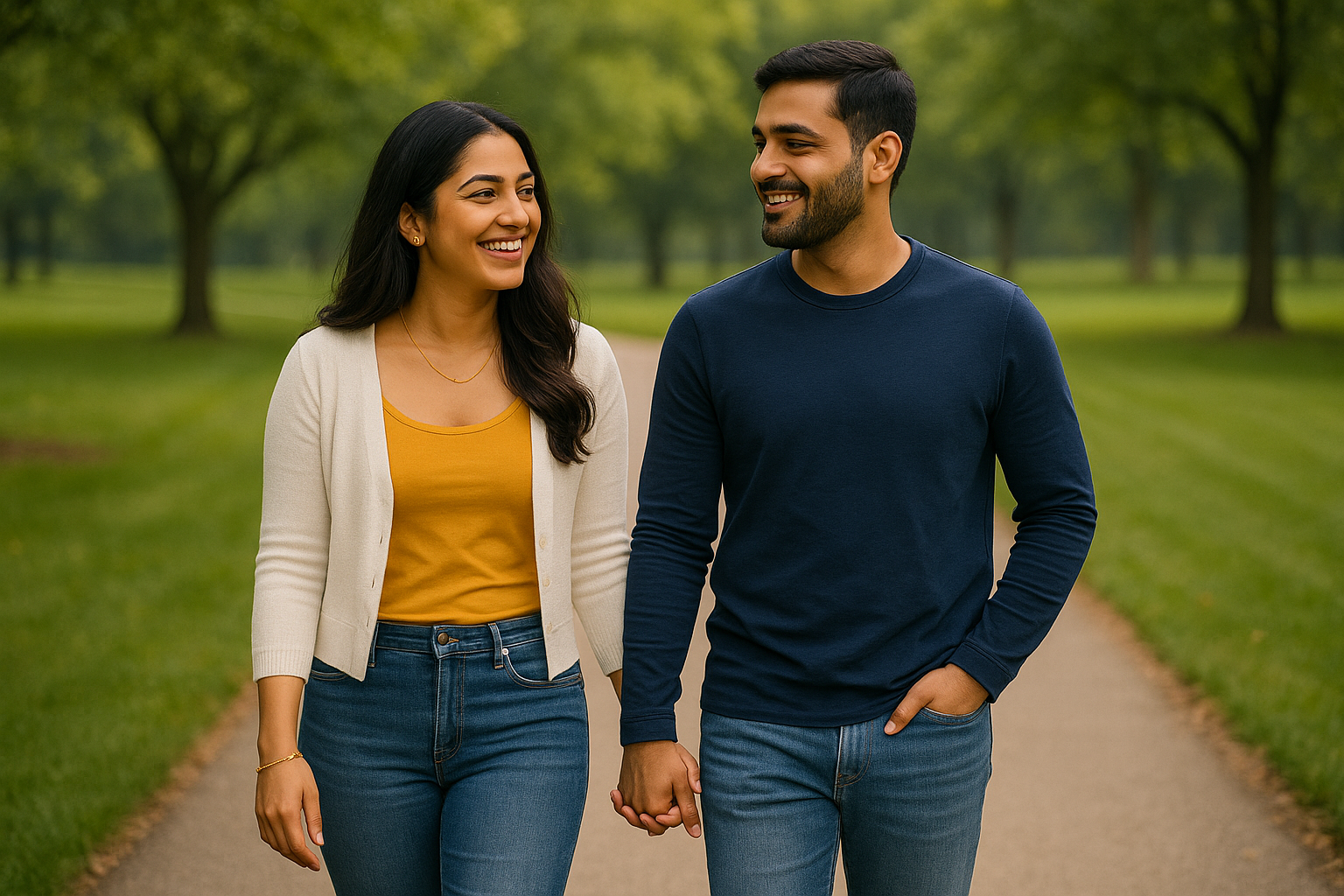 Happy couple